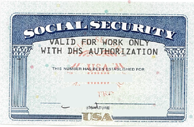 ssn security social card work authorization usa dhs valid only number employment allowed equifax problem visa got looks form if